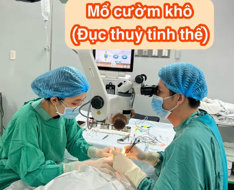 Mổ Phaco cườm khô Bến Tre phòng khám mắt ths.bs.ck2 lữ bảo minh