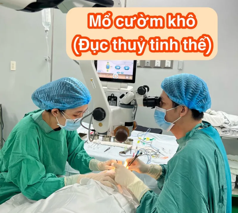 Mổ Phaco cườm khô Bến Tre phòng khám mắt ths.bs.ck2 lữ bảo minh