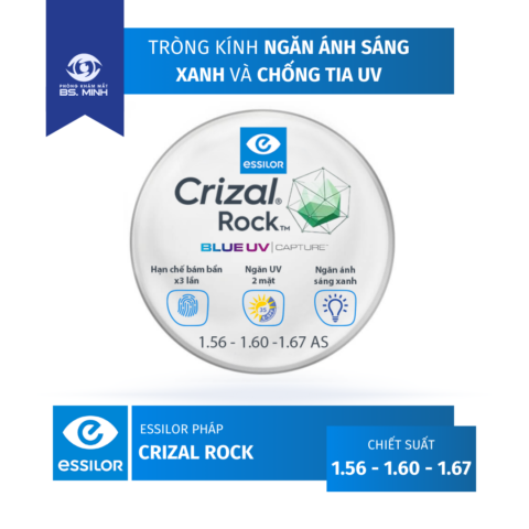 Crizal Rock - 1.56 - 1.60 - 1.67 AS