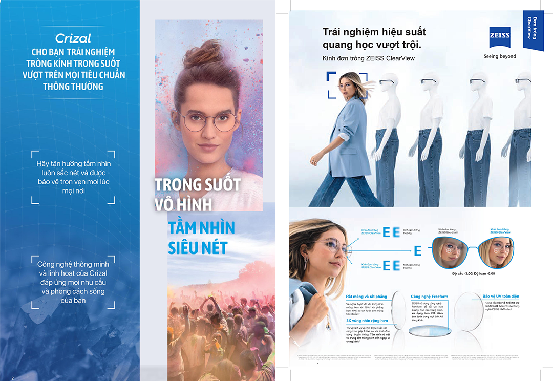 Banner Tròng Sẵn Zeiss và Essilor