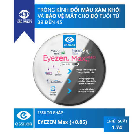 eyezen max transitions style colors gen 8-1.74-xam-khoi-main-frame