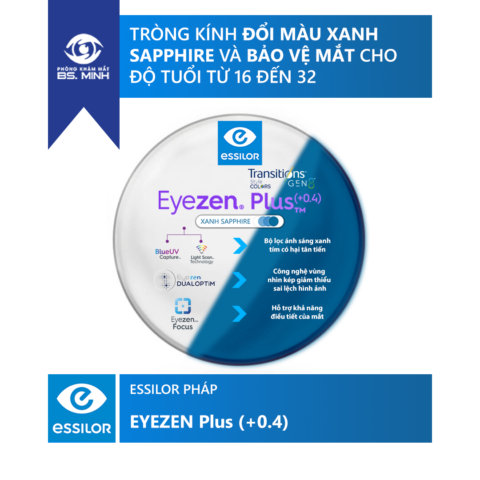 eyezen plus transitions style colors gen 8-xanh-sapphire-main-frame