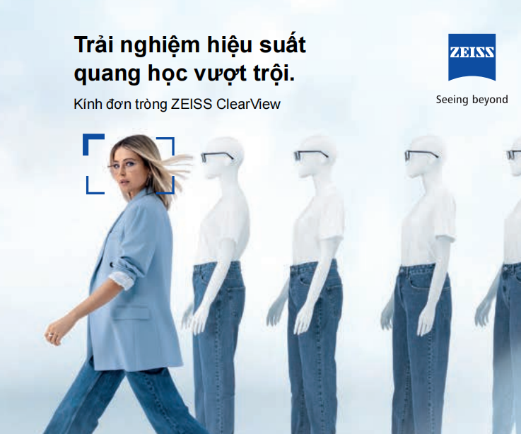 ZEISS ClearView đơn tròng sẵn