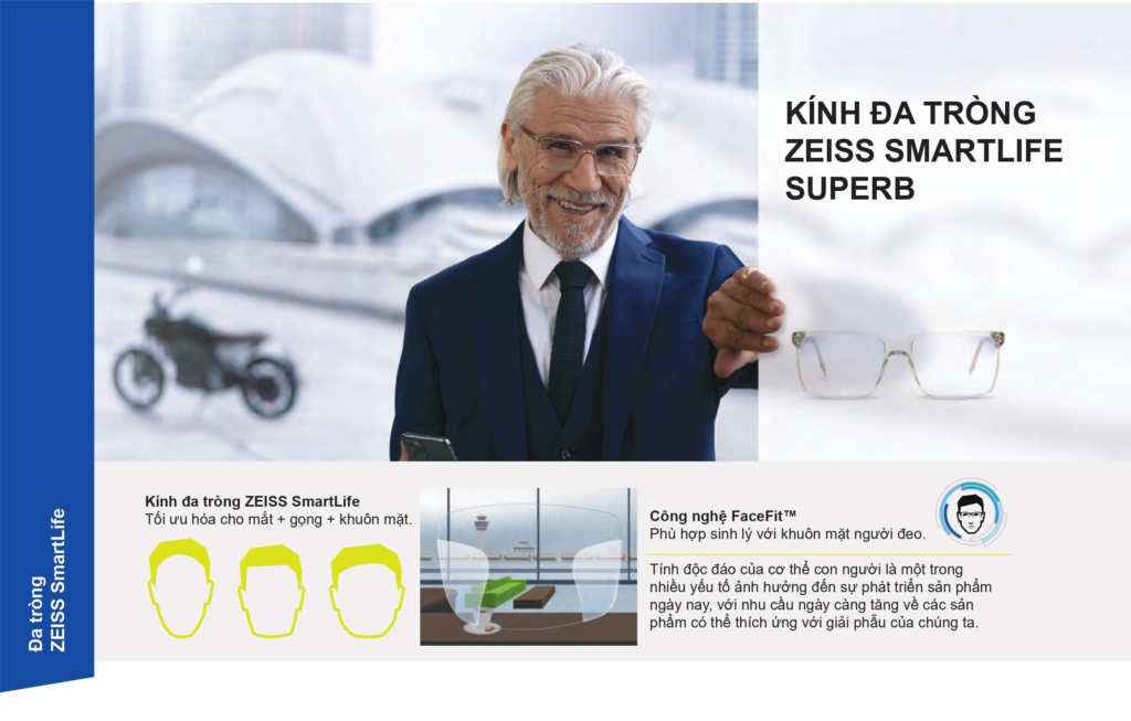 Tròng kính đa tròng Zeiss SmartLife Superb