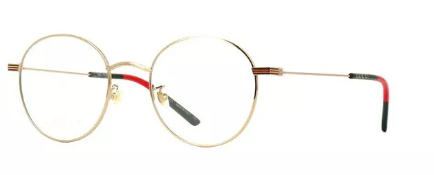 Kính mắt Retro tròn Gucci GG 1054OK màu vàng kim loại