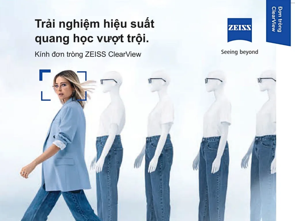 Kính Đơn Tròng ZEISS ClearView tại Bến Tre
