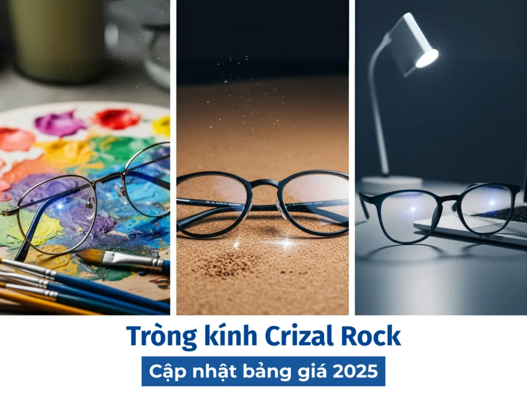 Công nghệ Crizal Rock trên tròng kính hạn chế trầy xước