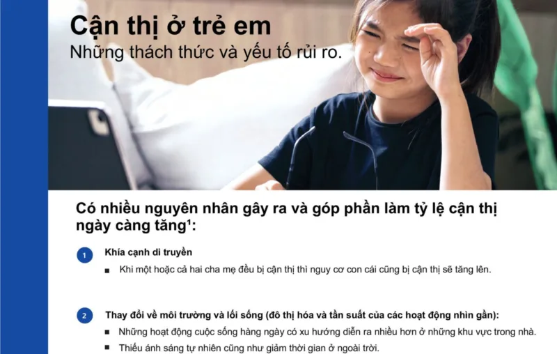 tròng kính Zeiss Myocare kiểm soát cận thị trẻ em