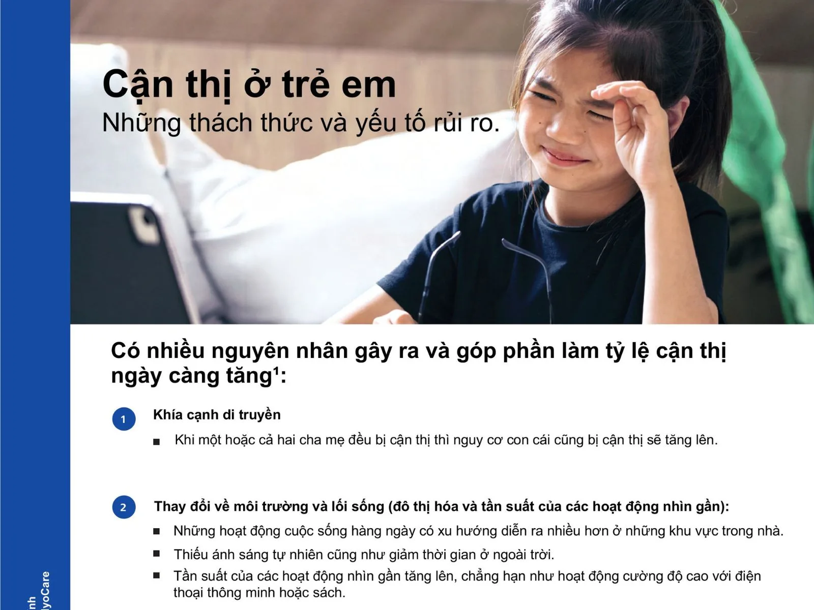 tròng kính Zeiss Myocare kiểm soát cận thị trẻ em