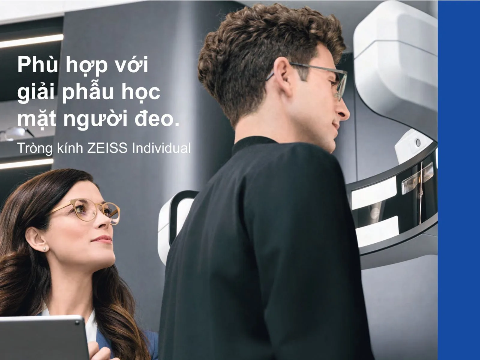 Phòng khám mắt, mắt kính Ths Bs Lữ Bảo Minh Bến Tre trong kinh zeiss individual