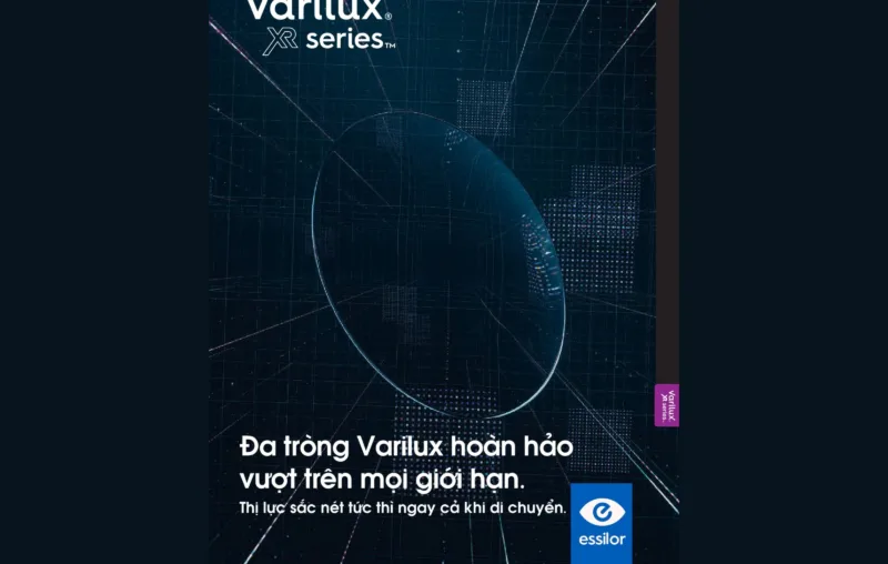 trong kinh da trong Varilux XR Series