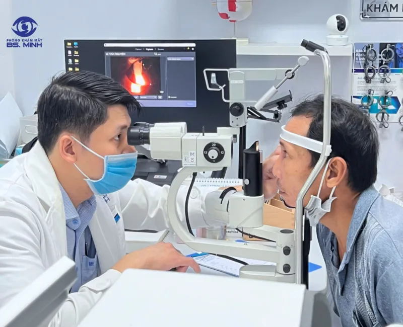 Soi đáy mắt Bến Tre Phòng khám mắt THs.bs.c2 Lữ Bảo Minh