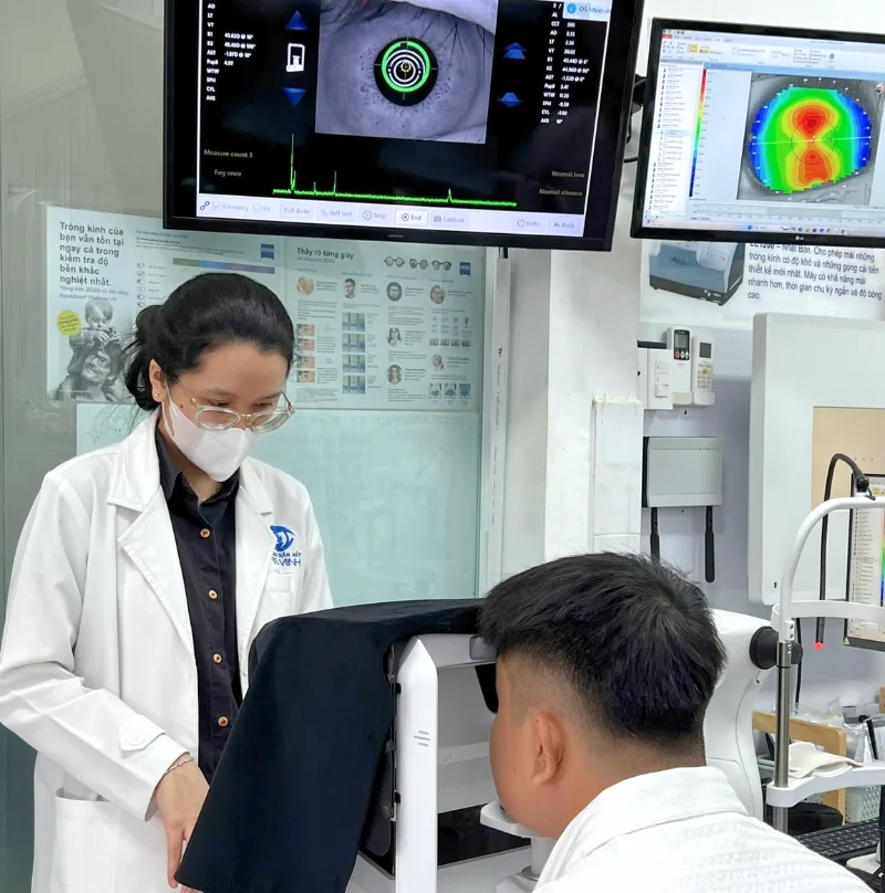 Đo sinh trắc học nhãn cầu trong kiểm soát cận thị trẻ em