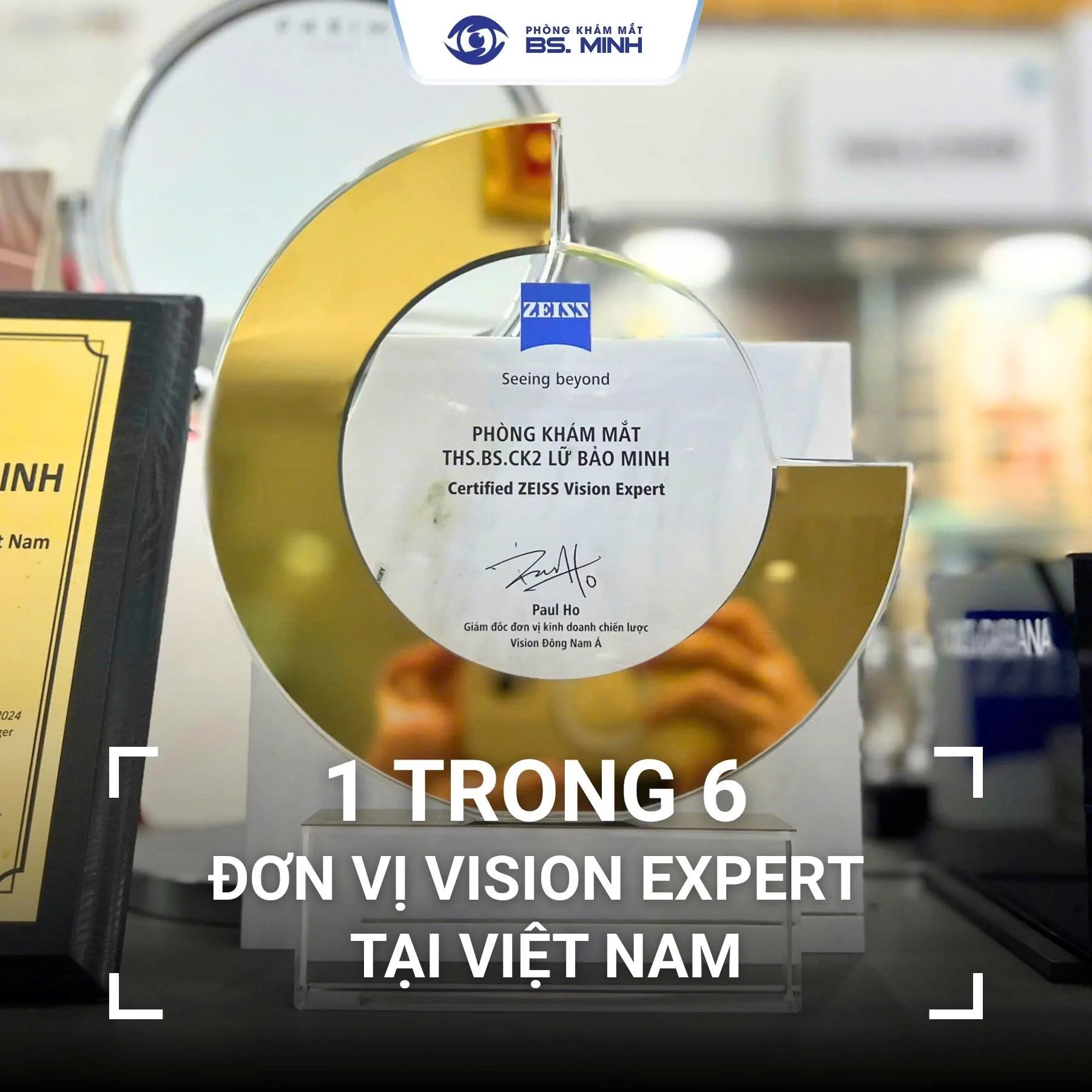 Chứng nhận Zeiss Vision Expert