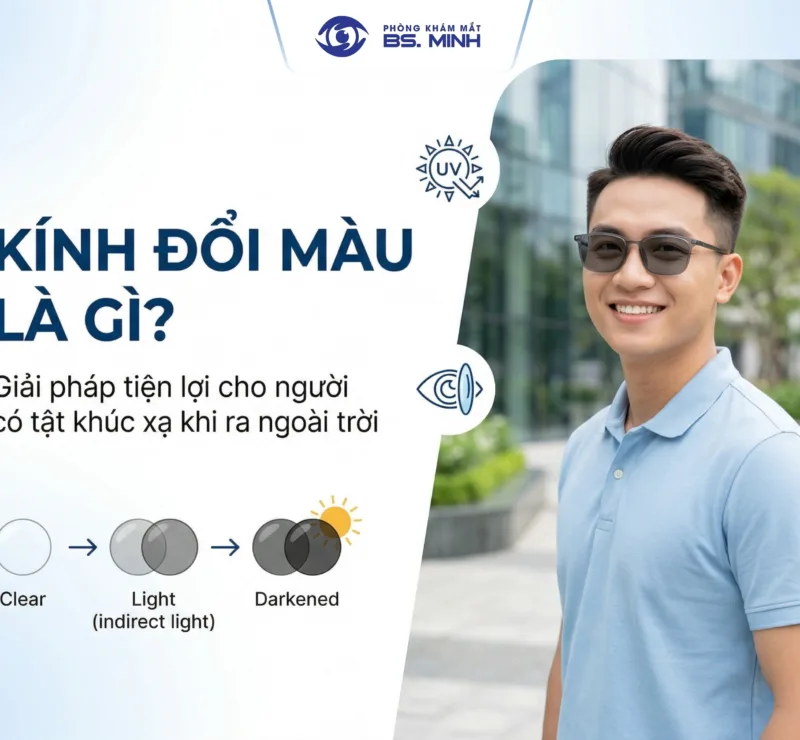 Phòng khám mắt, mắt kính Ths Bs Lữ Bảo Minh Bến Tre kinh doi mau