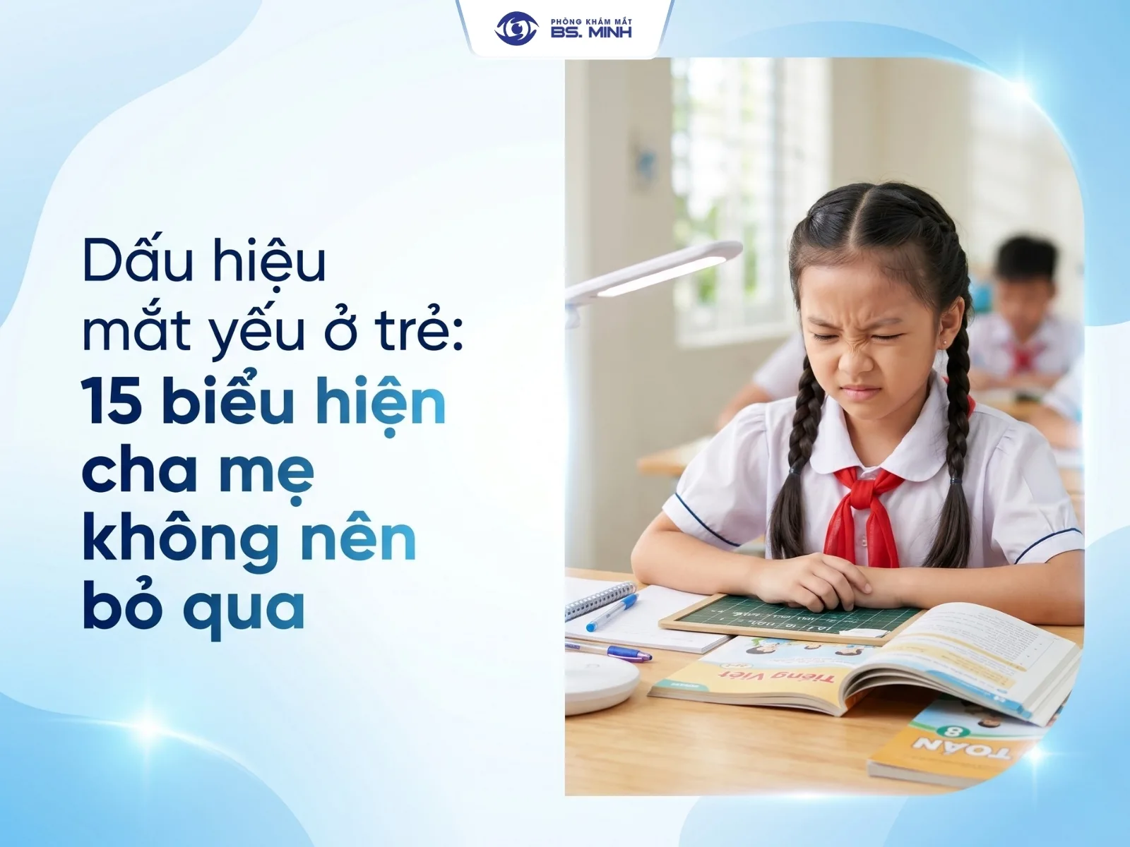 dau hieu mat yeu o tre