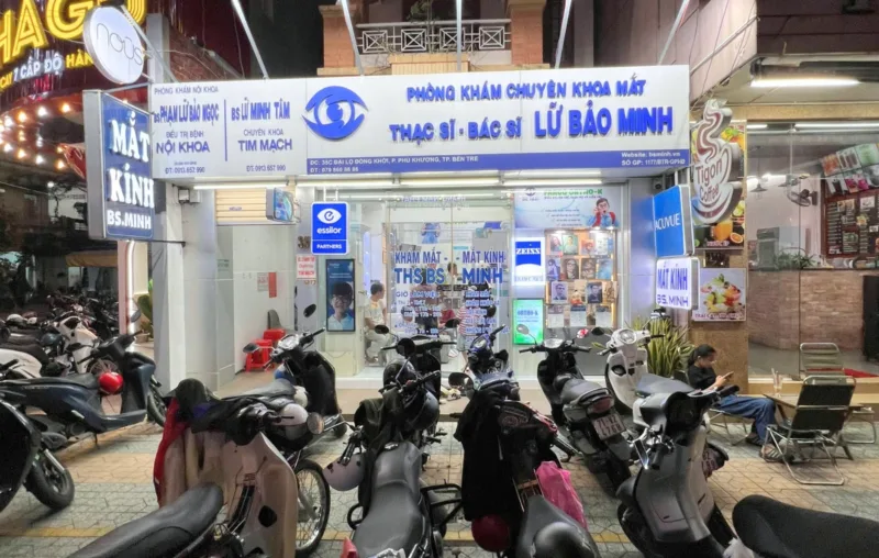Giờ làm việc phòng khám mắt BS Minh Bến Tre