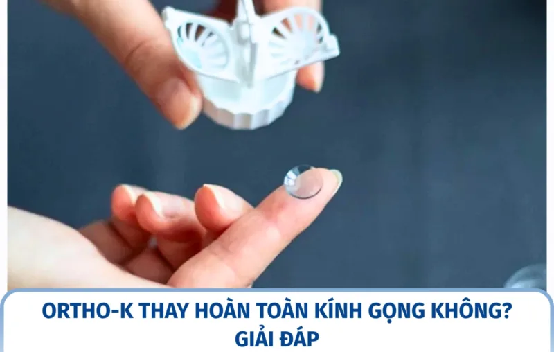 Ortho-K thay hoàn toàn kính gọng không? Giải đáp