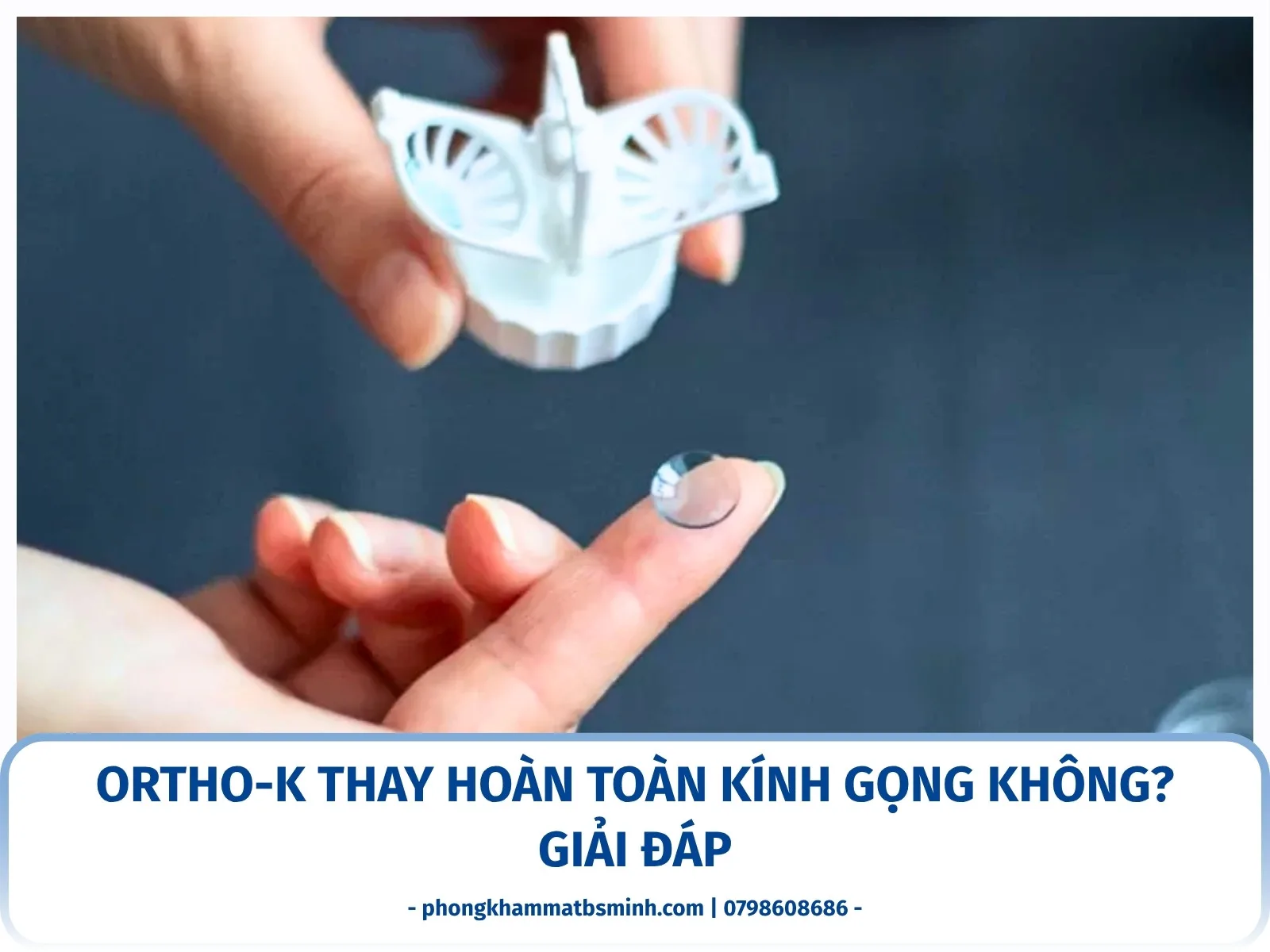 Ortho-K thay hoàn toàn kính gọng không? Giải đáp