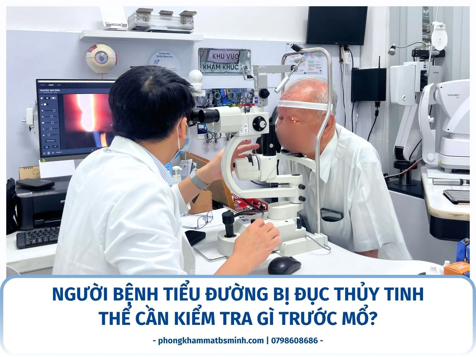 Người bệnh tiểu đường bị đục thủy tinh thể