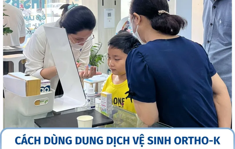 Cách dùng dung dịch vệ sinh Ortho-K