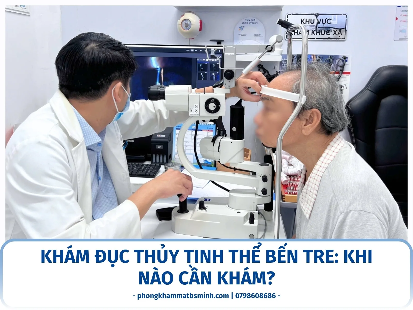 Khám đục thủy tinh thể Bến Tre: Khi nào cần khám?
