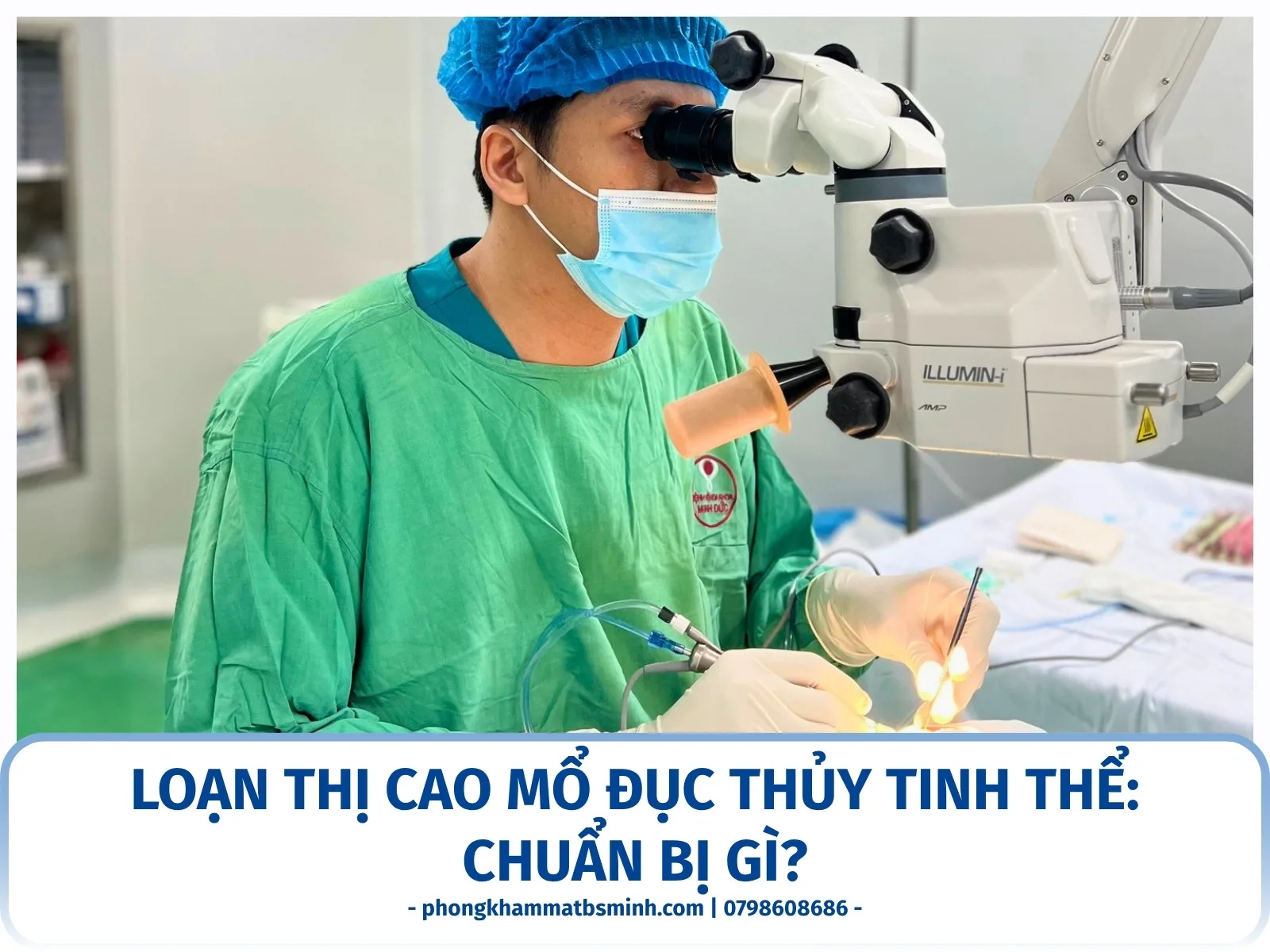 Loạn thị cao mổ đục thủy tinh thể: chuẩn bị gì?