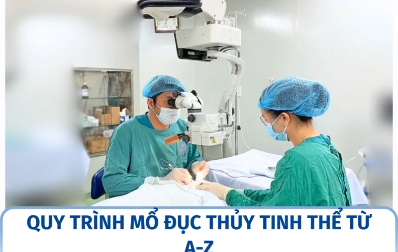 Quy trình mổ đục thủy tinh thể từ A-Z