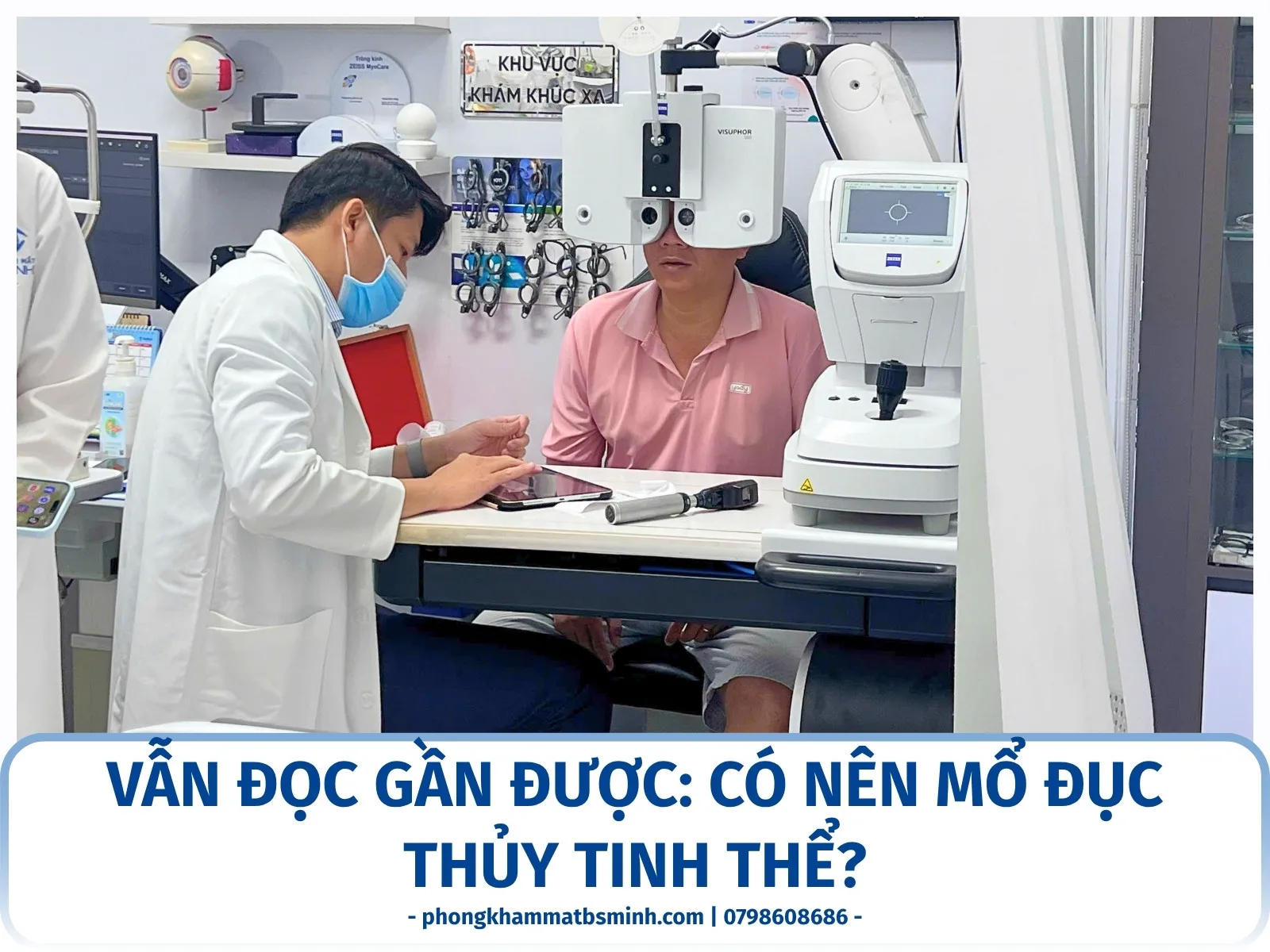 Vẫn đọc gần được: có nên mổ đục thủy tinh thể?