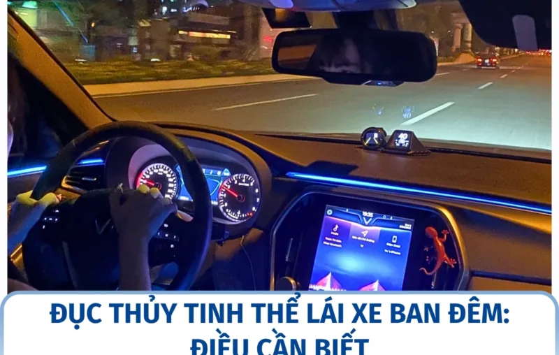 Đục thủy tinh thể lái xe ban đêm: điều cần biết