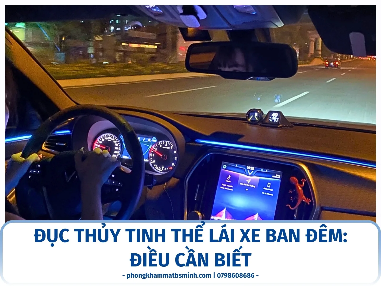 Đục thủy tinh thể lái xe ban đêm: điều cần biết