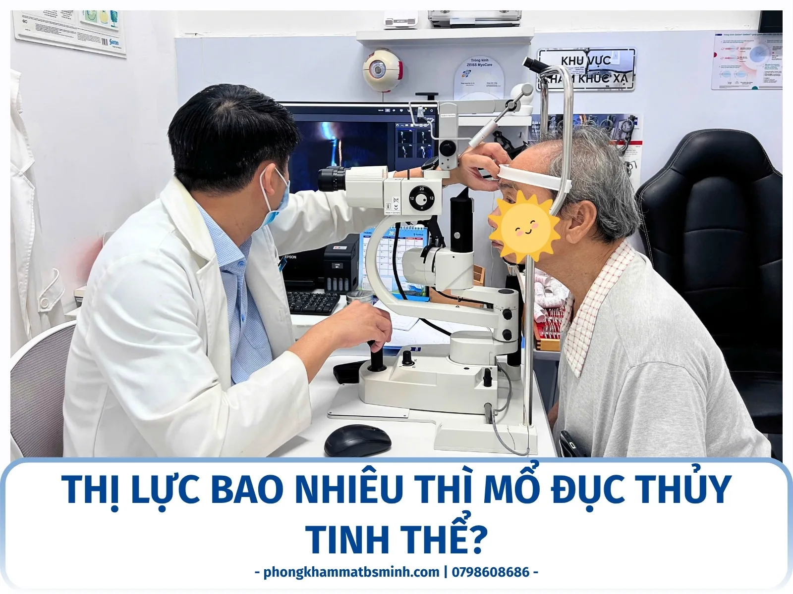 Thị lực bao nhiêu thì mổ đục thủy tinh thể?