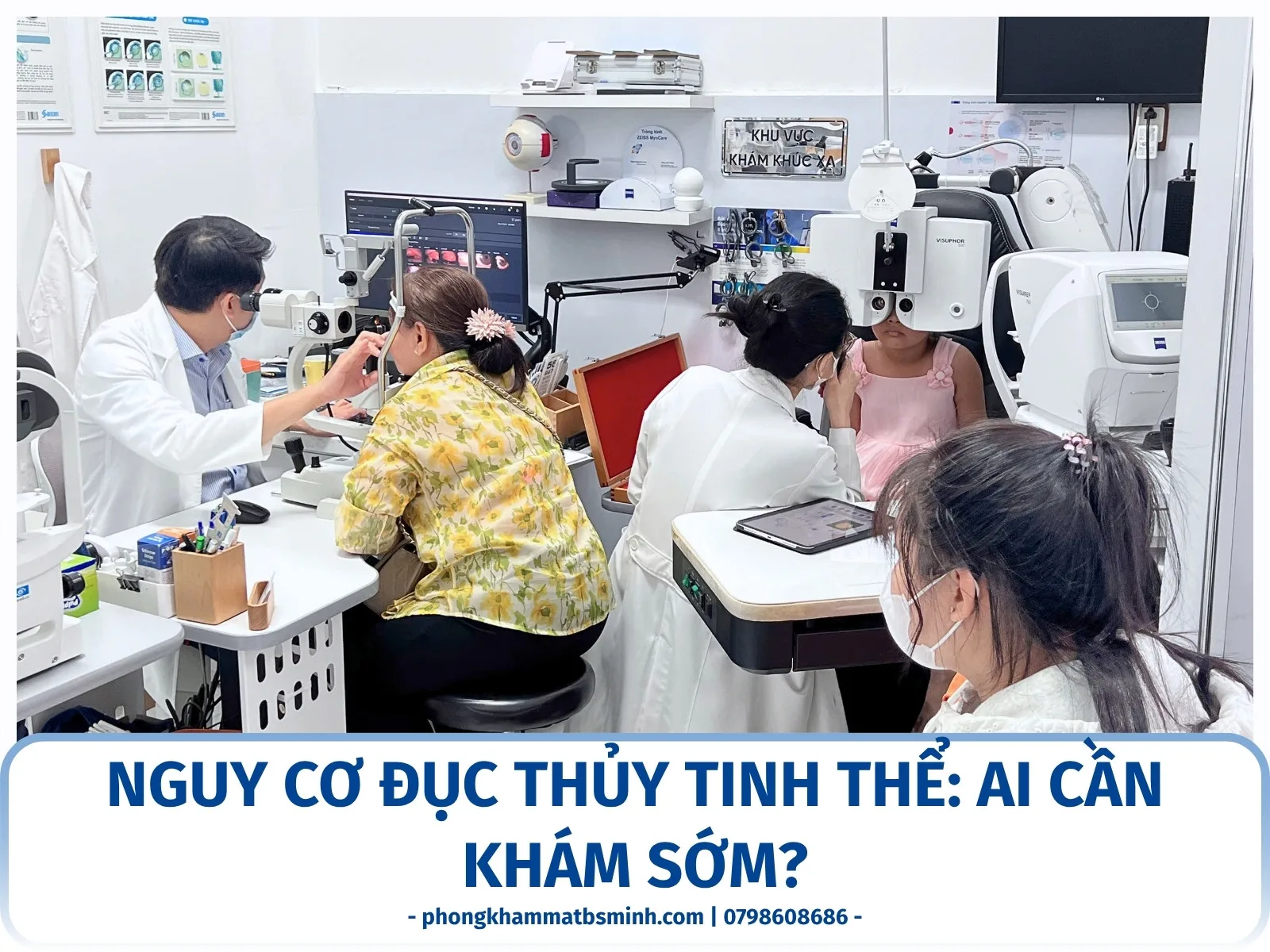 Nguy cơ đục thủy tinh thể: ai cần khám sớm?