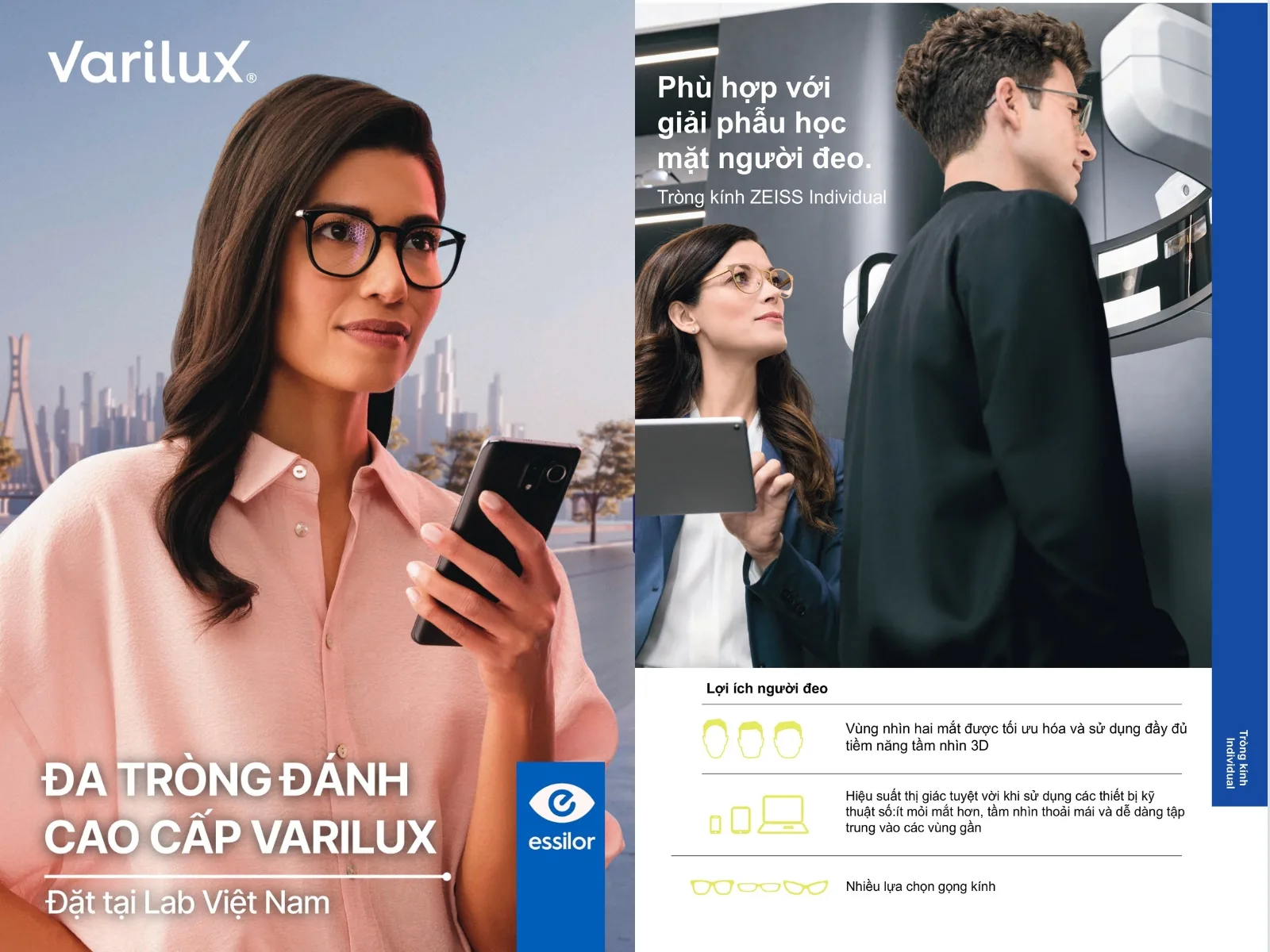 So sánh Varilux và ZEISS Individual: chọn tròng nào?