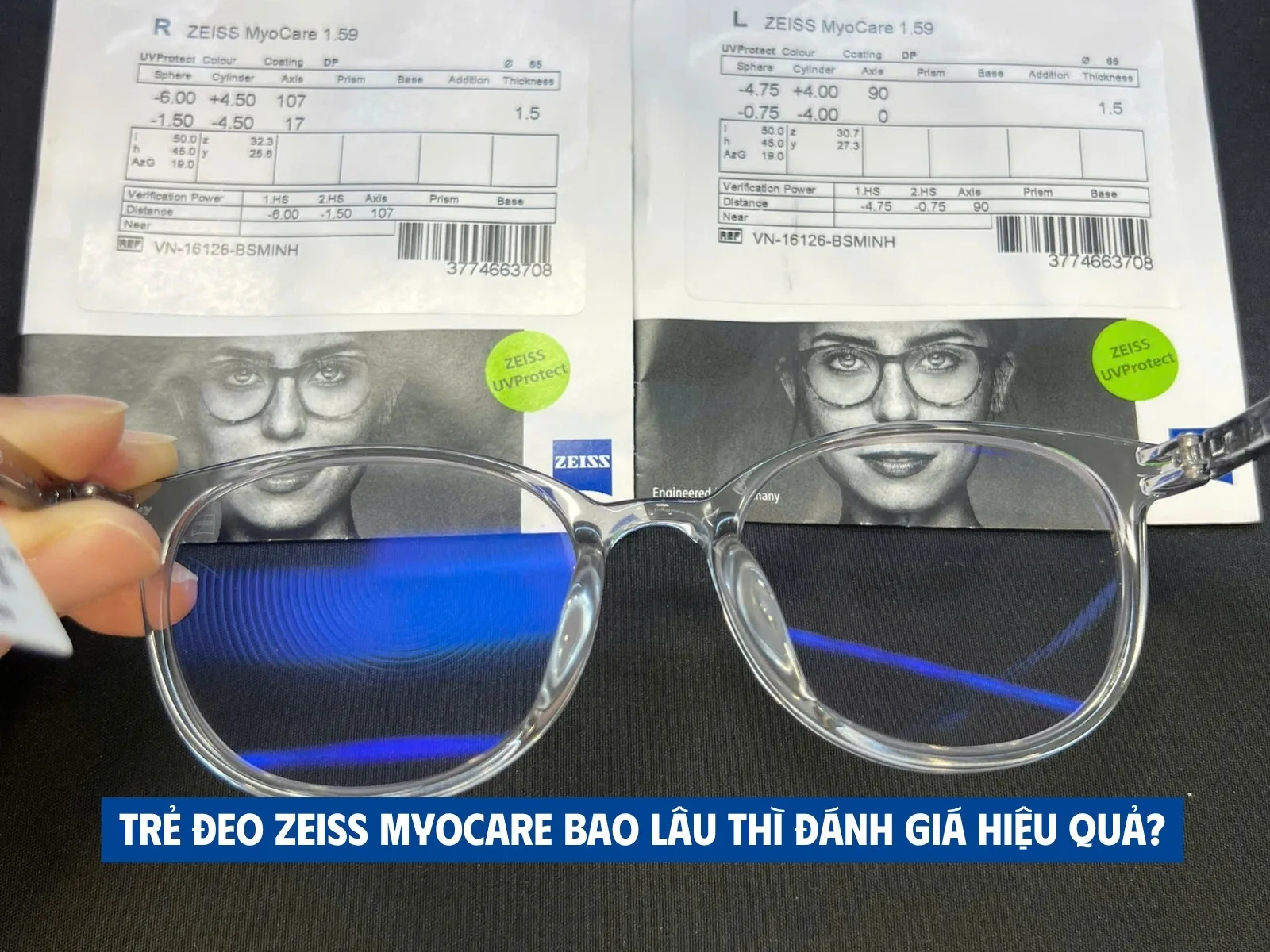 Trẻ đeo ZEISS MyoCare bao lâu thì đánh giá hiệu quả?