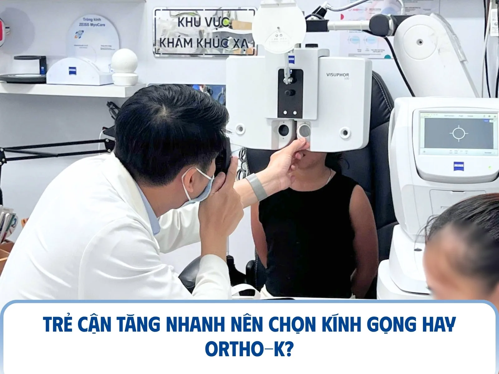 Trẻ cận tăng nhanh nên chọn kính gọng hay Ortho-K?