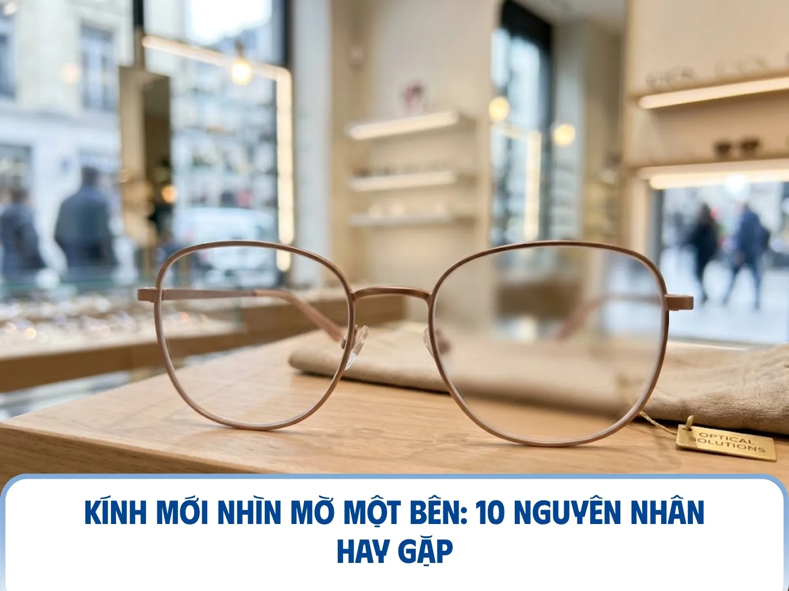 Kính mới nhìn mờ 1 bên: 10 nguyên nhân hay gặp