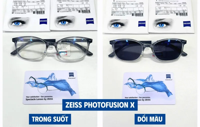 ZEISS PhotoFusion X là gì? Kính đổi màu khi đi nắng có tốt không?