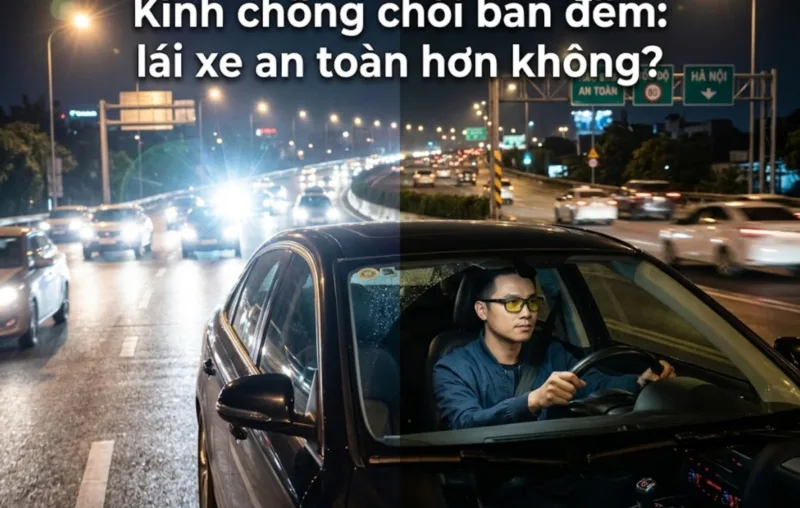 Kính chống chói ban đêm: lái xe an toàn hơn không?