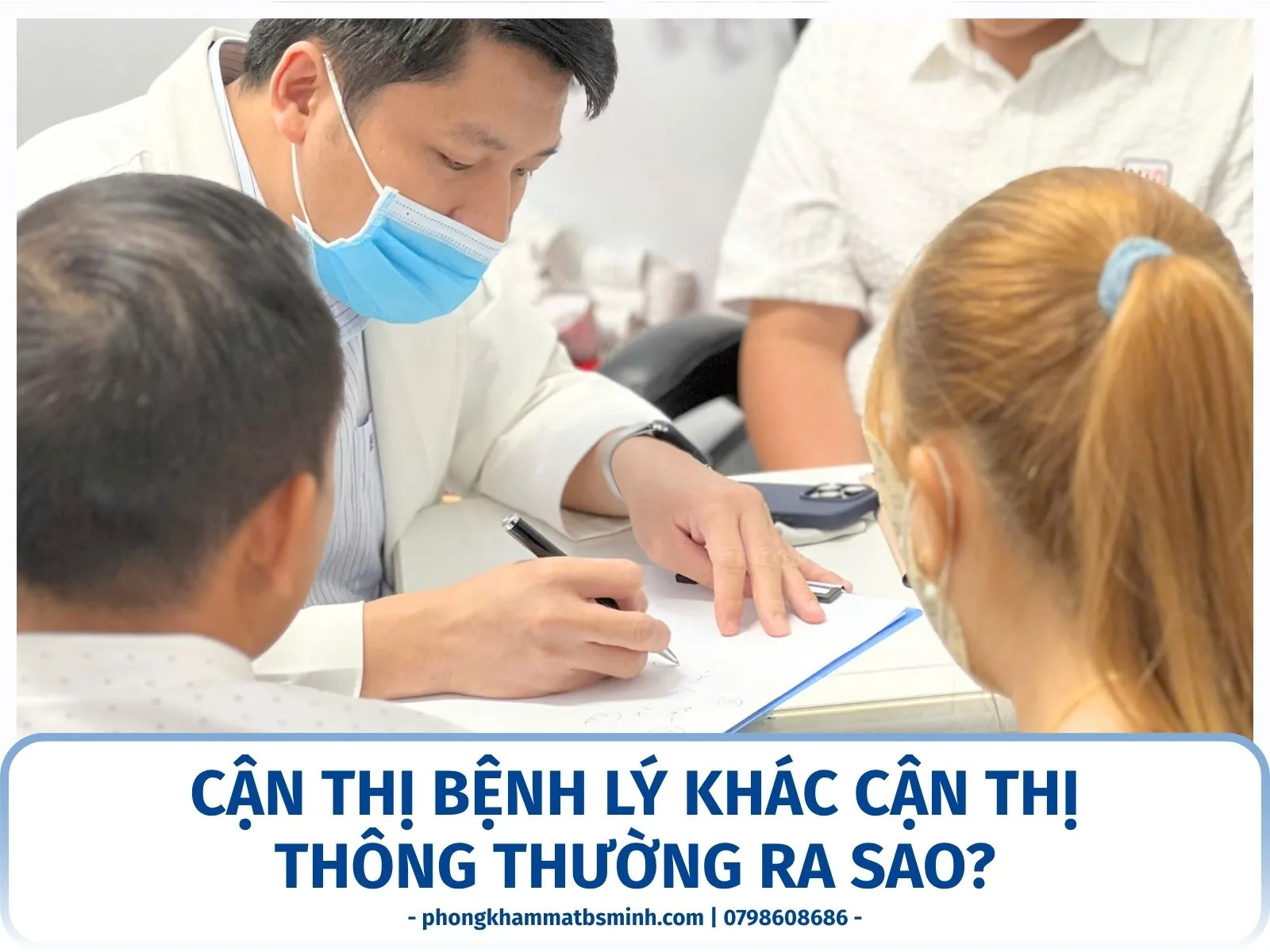 Cận thị bệnh lý khác cận thị thông thường ra sao?
