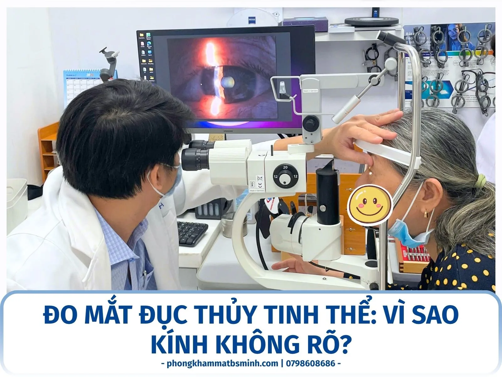 Đo mắt đục thủy tinh thể: vì sao kính không rõ?