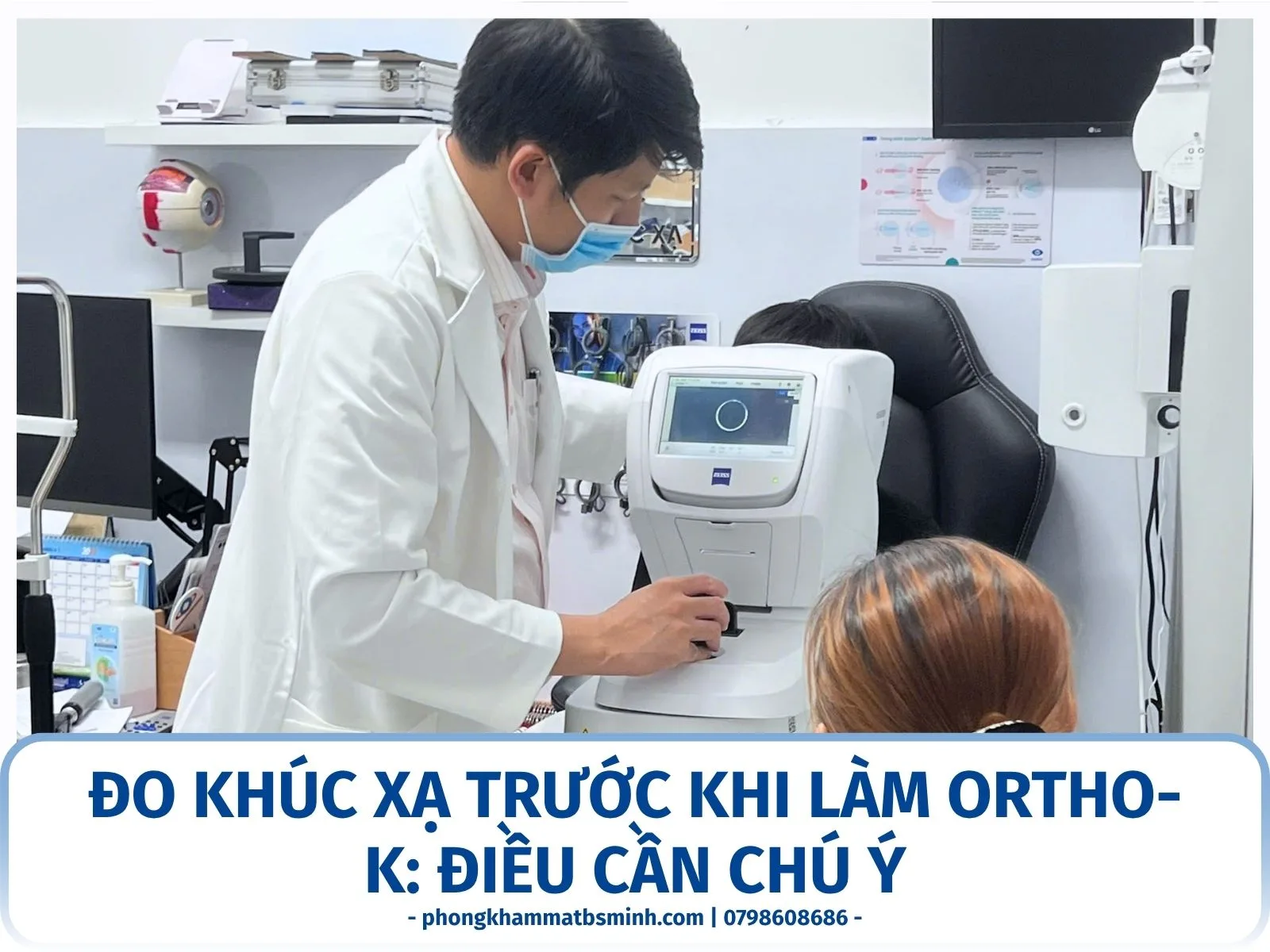 Đo khúc xạ trước khi làm Ortho-K: điều cần chú ý