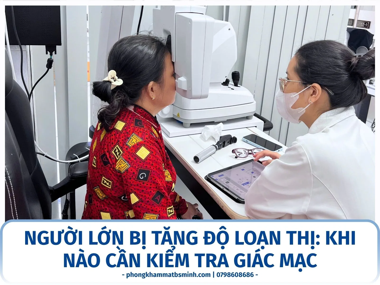 Người lớn bị tăng độ loạn thị: khi nào cần kiểm tra giác mạc