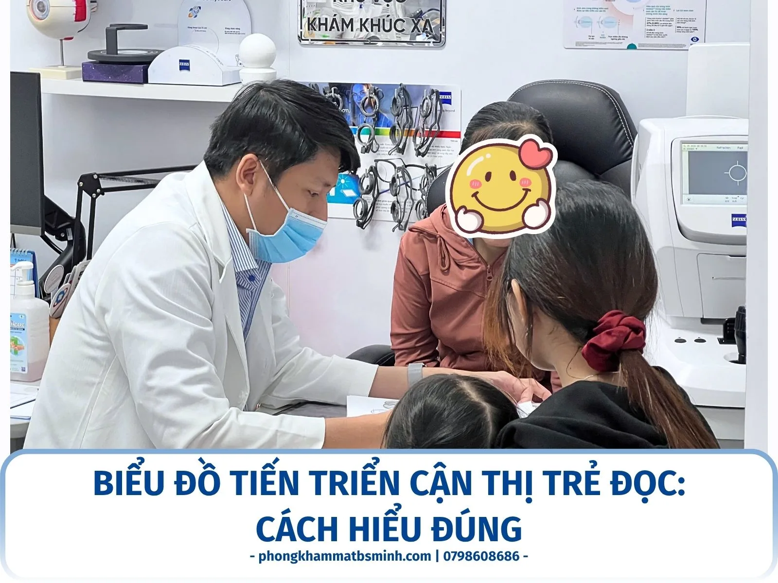 Biểu đồ tiến triển cận thị trẻ đọc: cách hiểu đúng