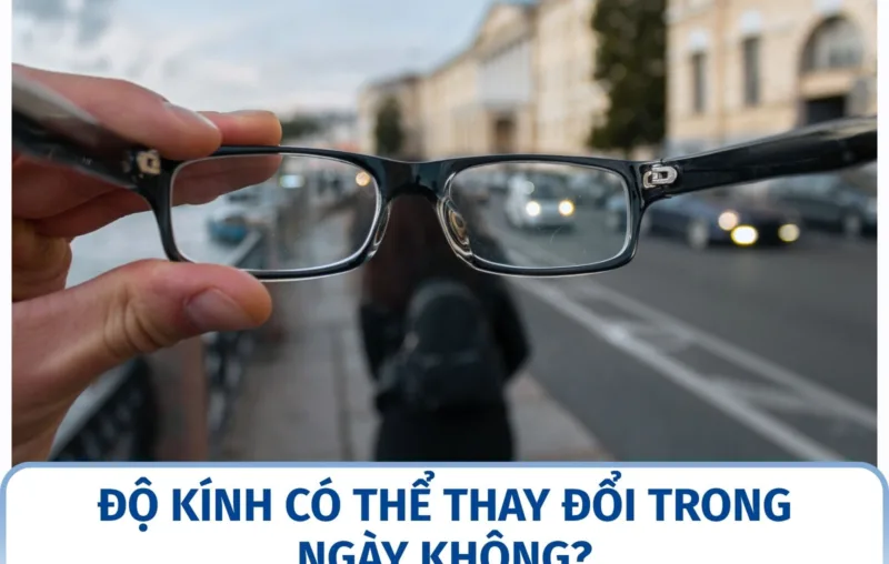 Độ kính có thể thay đổi trong ngày không?