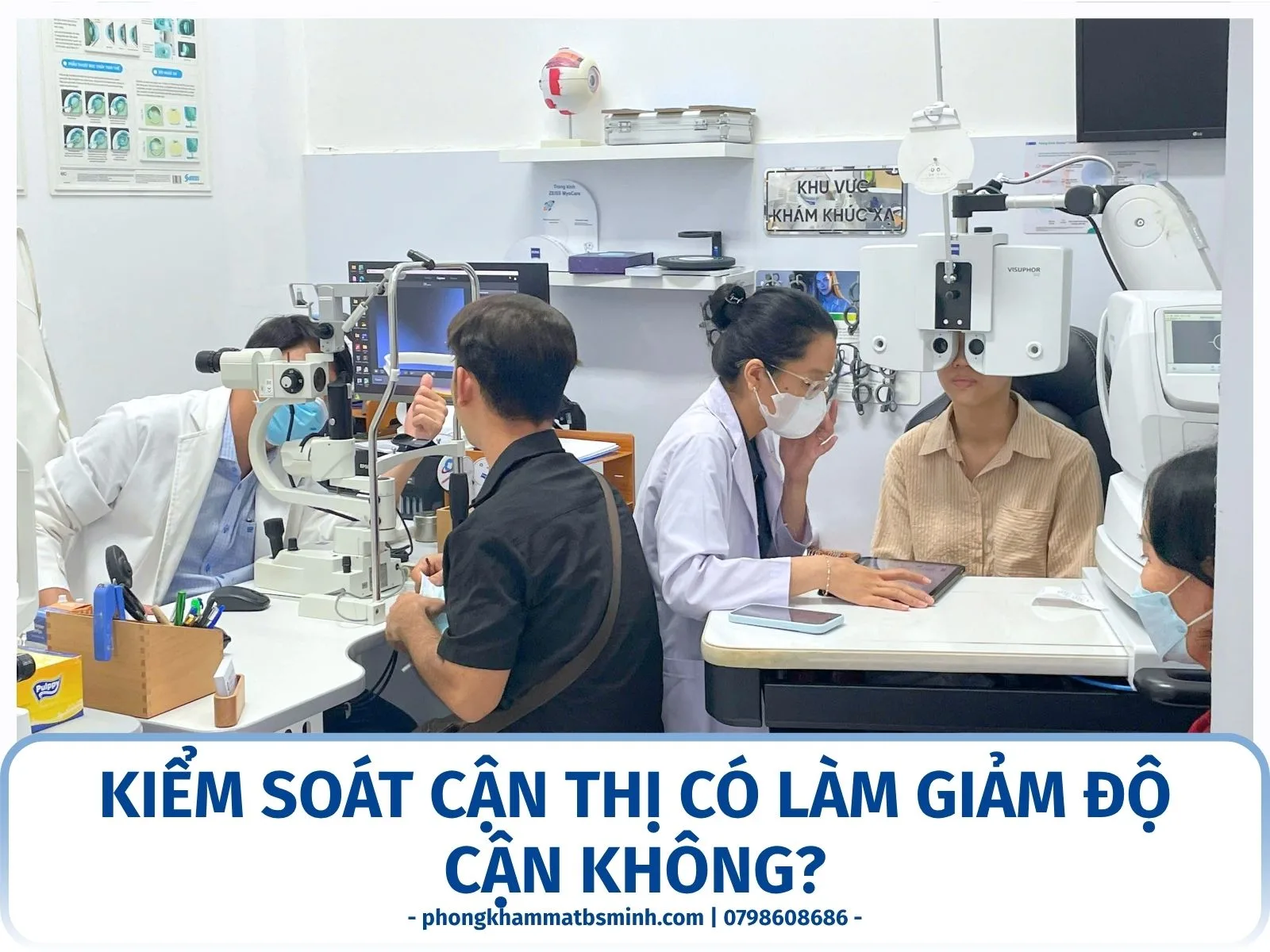 Kiểm soát cận thị có làm giảm độ cận không?