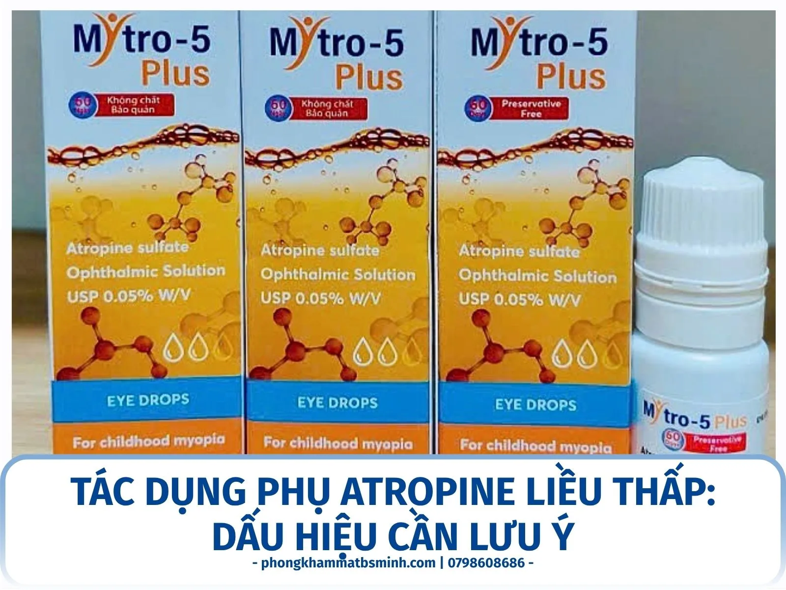 Tác dụng phụ Atropine liều thấp: dấu hiệu cần lưu ý