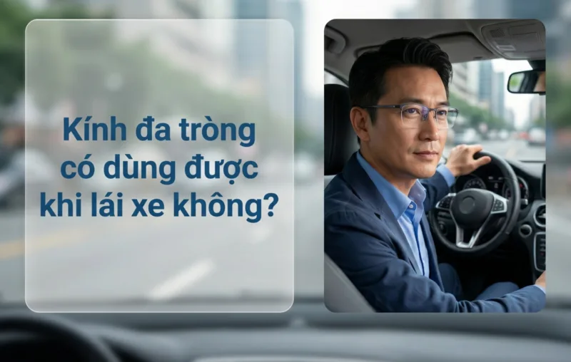 Kính đa tròng có dùng được khi lái xe không