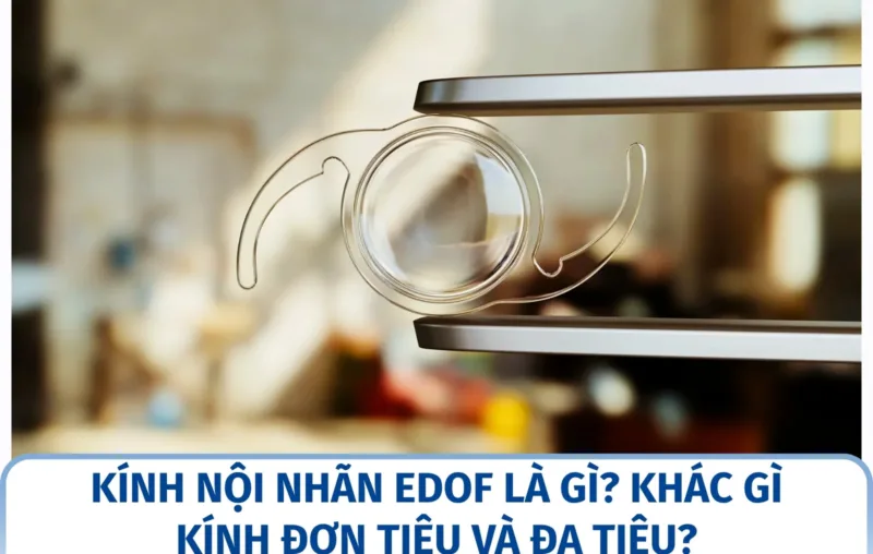 Kính nội nhãn EDOF là gì? Khác gì kính đơn tiêu và đa tiêu?