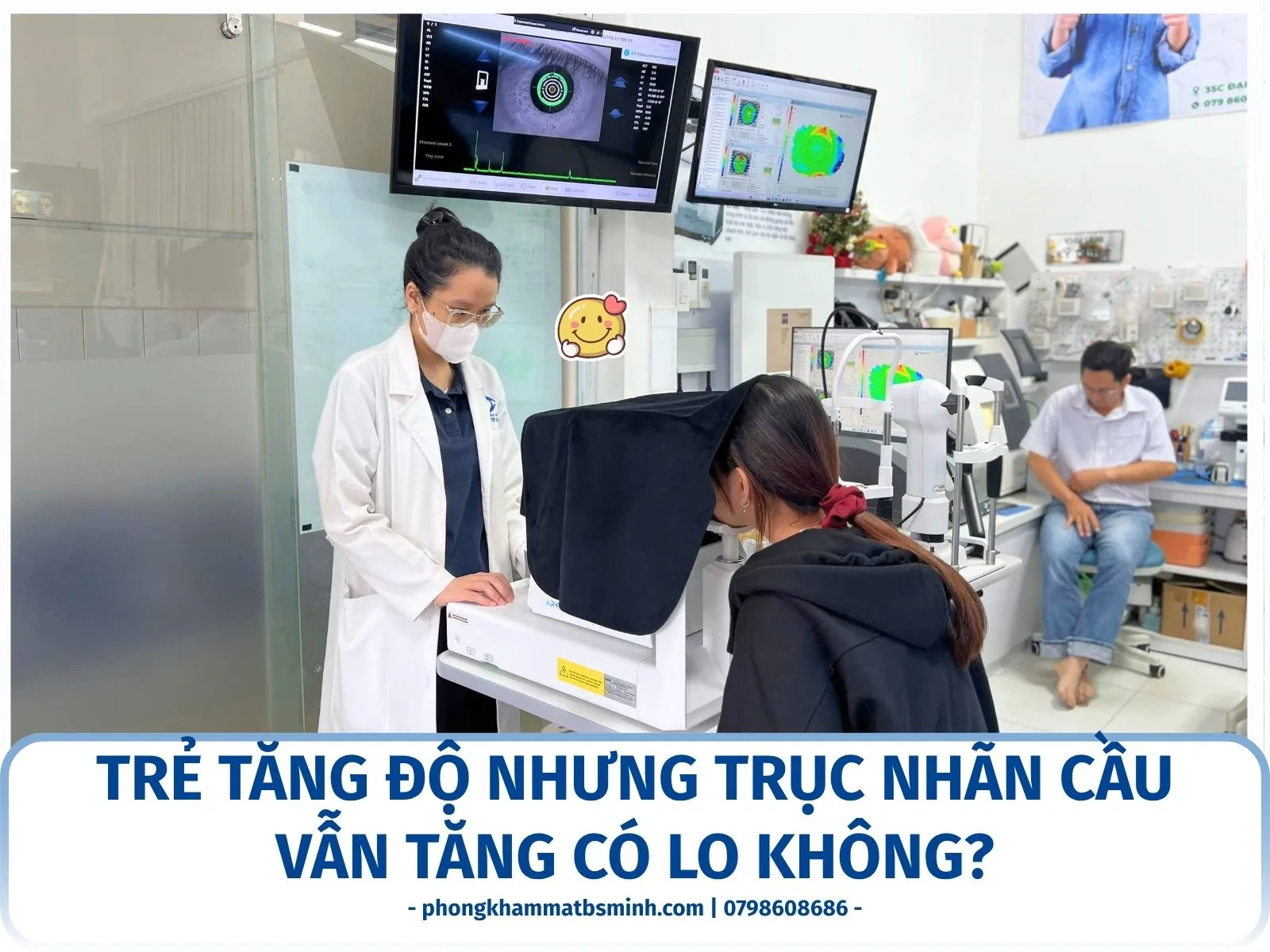 Trẻ tăng độ nhưng trục nhãn cầu vẫn tăng có lo không?
